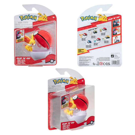Pokemon Clip N Go Seria 14, (Fennekin & Poké Ball) Pokemon