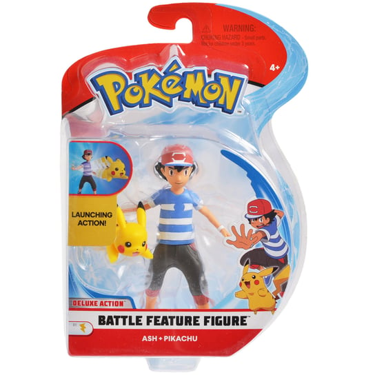 Pokemon, figurka Ash and Pikachu Pokemon