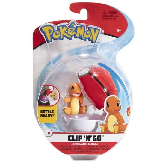 Pokemon, figurka Pokeball ClipNgo, Charmander Pokemon