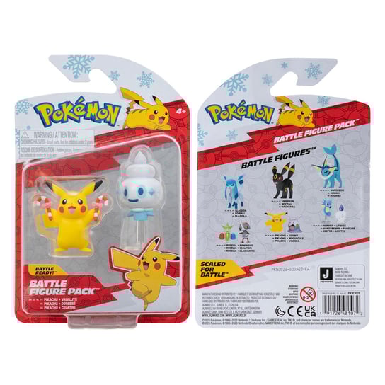 Pokemon Figurki Świąteczne (Pikachu + Vanillite) JAS POKEMON