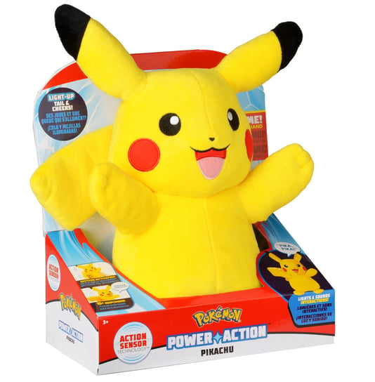 Pokemon, interaktywna maskotka Power Action Pikachu Wicked Cool Toys