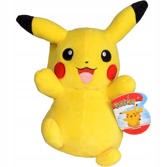 Pokemon Oryginalna Maskotka Pluszak Pikachu 20Cm JAZWARES