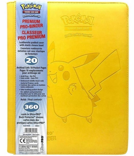 Pokémon Pikachu - Album Na Karty Premium Pro-Binder ULTRA PRO