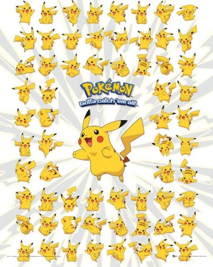 Pokemon Pikachu - plakat 40x50 cm Pokemon