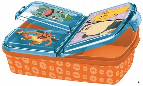 POKEMON śniadaniówka lunchbox z 3 przegródkami Pokemon