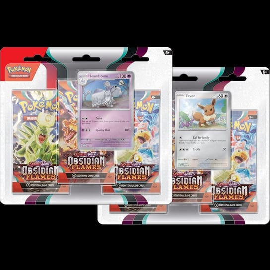 Pokemon TCG: 03 Scarlet and Violet Obsidian Flames Three Booster Blister The Pokemon Company International