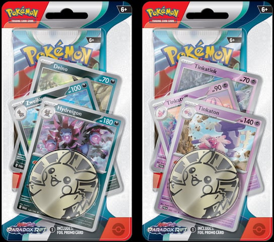 Pokemon TCG: 04 Scarlet and Violet Paradox Rift  Checklane Premium Blister The Pokemon Company International