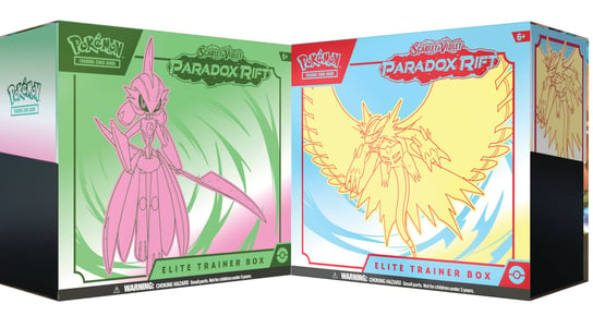 Pokemon TCG: 04 Scarlet and Violet Paradox Rift Elite Trainer Box Mix The Pokemon Company International
