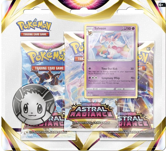 Pokémon TCG: Astral Radiance 3-Pack Blister Sylveon The Pokemon Company Internatio