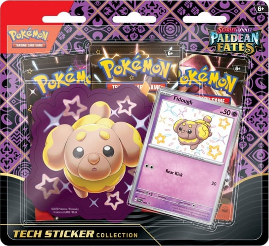 Pokemon Tcg, Karty Paldean Fates Tech Sticker Fidough Pokemon