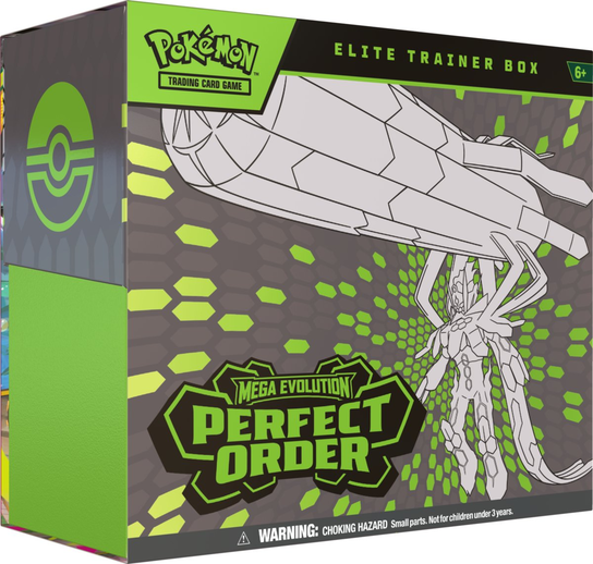 46 Pokemon Box Pokémon TCG: Mega Evolution - Perfect Order - Elite Trainer Box - The ...