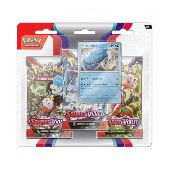 Pokémon Tcg: Scarlet & Violet 3-Pack Blister Dondozo Pokemon