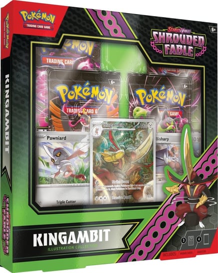 Pokémon, Tcg: Scarlet & Violet, Shrouded Fable, Kingambit, Illustration Rare Collection Pokemon