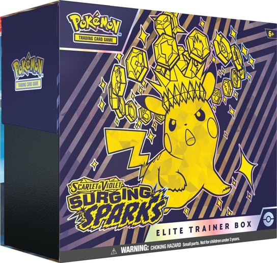 Pokémon TCG: Scarlet & Violet - Surging Sparks - Elite Trainer Box, Seria 8 Pokemon