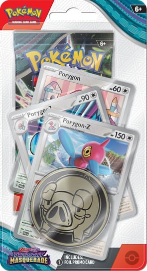 Pokémon TCG: Scarlet & Violet - Twilight Masquerade - Premium Checklane Blister - Porygon Pokemon