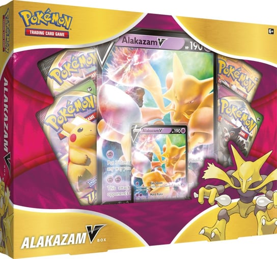 Pokemon TCG, zestaw kolekcjonerski V-Box Alakazam Pokemon
