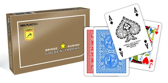 Poker Golden Trophy Plastic, karty, Modiano Modiano