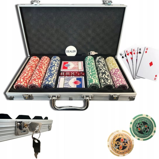 Poker, zestaw do gry 300 szt. Żetonów, NetBuy NETBUY
