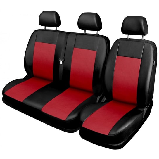 Pokrowce Auto-Dekor Comfort 2+1 Bus Czerwone Auto-Dekor