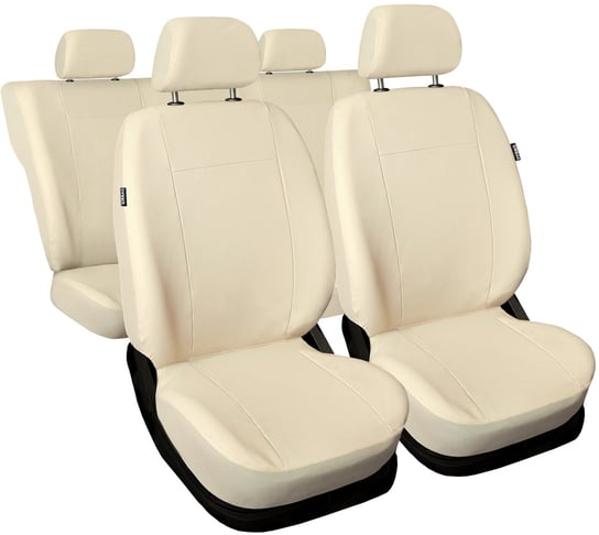 Pokrowce Auto-Dekor na fotele samochodowe Comfort Plus, Beżowe Auto-Dekor