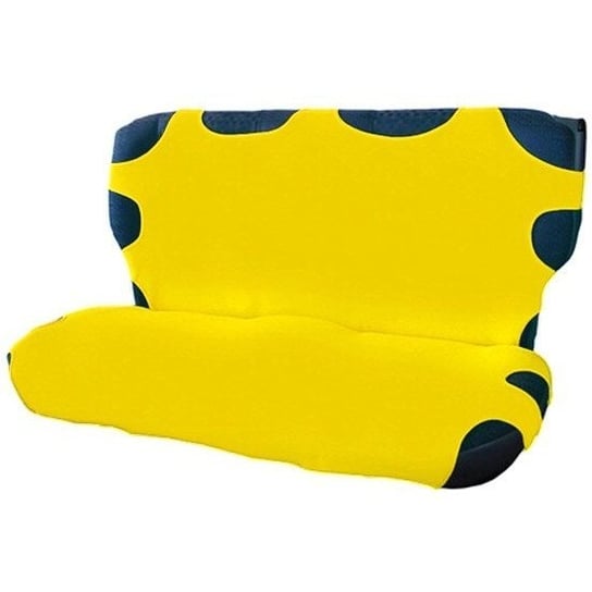 Pokrowce na tylne siedzenia, tzw. koszulki - żółte Labo