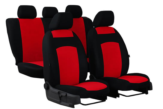 Pokrowce samochodowe na fotele uniwersalne Classic Plus (czerwone) Pok-ter