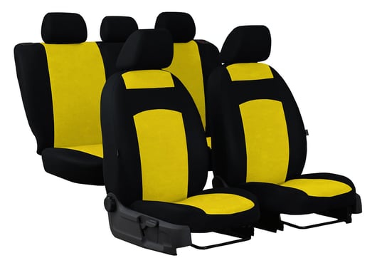 Pokrowce samochodowe na fotele uniwersalne Classic Plus (żółte) Pok-ter