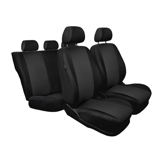 Pokrowce szyte na miarę do Opel Astra H (HB 5-drzwiowy) (2004-2014) - Auto-Dekor - Practic - czarne Auto-Dekor