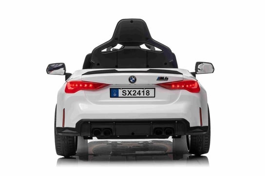 +Pokrowiec Bluetooth Auto na akumulator  BMW M4 Biały Inna marka
