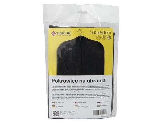 Pokrowiec Czarny na Garnitur Ubrania 100X60  cm Inna marka