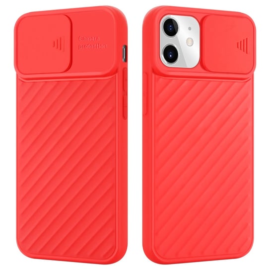 Pokrowiec Do Apple iPhone 11 Etui w Czerwony Mat Ochrona kamery TPU Obudowa Case Cover Cadorabo Cadorabo