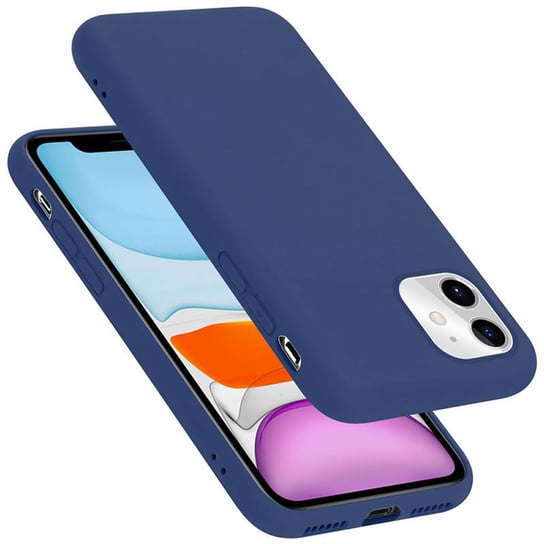 Pokrowiec Do Apple iPhone 11 Etui w LIQUID NIEBIESKI TPU Silikon Case Cover Obudowa Ochronny Cadorabo Cadorabo