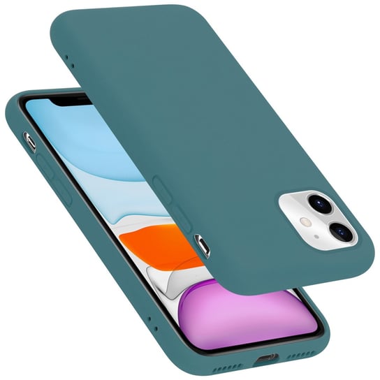 Pokrowiec Do Apple iPhone 11 Etui w LIQUID ZIELONY TPU Silikon Case Cover Obudowa Ochronny Cadorabo Cadorabo