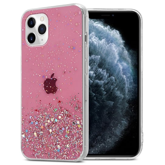 Pokrowiec Do Apple iPhone 11 Etui w Różowy z Brokatem Glitter Obudowa Case Cover TPU Cadorabo Cadorabo