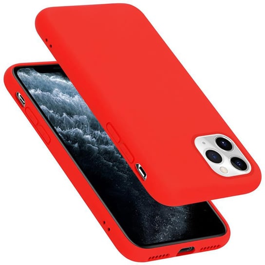 Pokrowiec Do Apple iPhone 11 PRO Etui w LIQUID CZERWONY TPU Silikon Case Cover Obudowa Ochronny Cadorabo Cadorabo