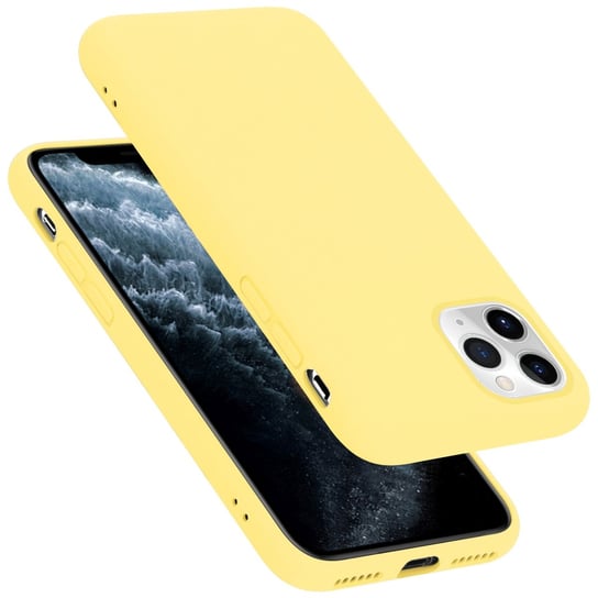 Pokrowiec Do Apple iPhone 11 PRO Etui w LIQUID ŻÓŁTY TPU Silikon Case Cover Obudowa Ochronny Cadorabo Cadorabo