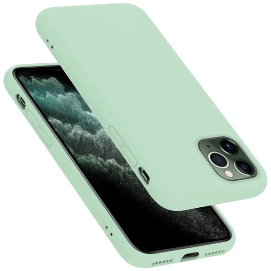 Pokrowiec Do Apple iPhone 11 PRO MAX Etui w LIQUID JASNO ZIELONY TPU Silikon Case Cover Obudowa Ochronny Cadorabo Cadorabo