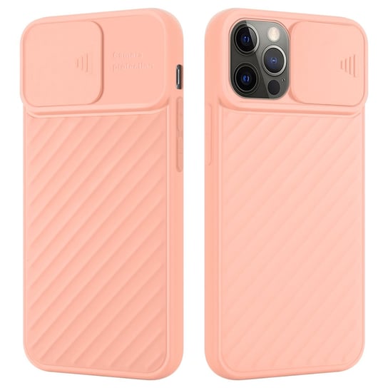 Pokrowiec Do Apple iPhone 12 PRO MAX Etui w Różowy Mat Ochrona kamery TPU Obudowa Case Cover Cadorabo Cadorabo