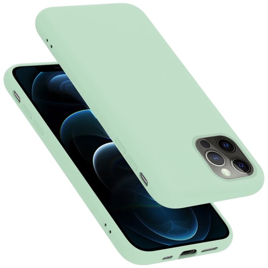 Pokrowiec Do Apple iPhone 13 PRO Etui w LIQUID JASNO ZIELONY TPU Silikon Case Cover Obudowa Ochronny Cadorabo Cadorabo