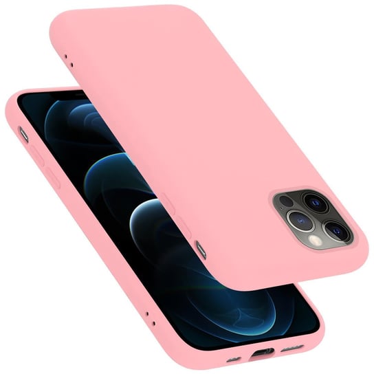 Pokrowiec Do Apple iPhone 13 PRO Etui w LIQUID RÓŻOWY TPU Silikon Case Cover Obudowa Ochronny Cadorabo Cadorabo