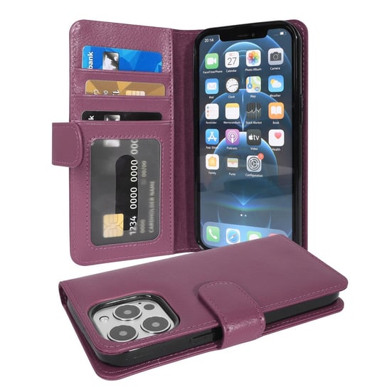 Pokrowiec Do Apple Iphone 13 Pro W Bordeaux Fioletowy Etui Ochronny Magnet Obudowa Case Cover Cadorabo Cadorabo