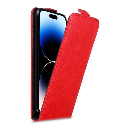 Pokrowiec Do Apple iPhone 14 PRO MAX w Etui CZERWONE JABŁKO  Flip Case Cover Obudowa Ochronny Cadorabo Cadorabo