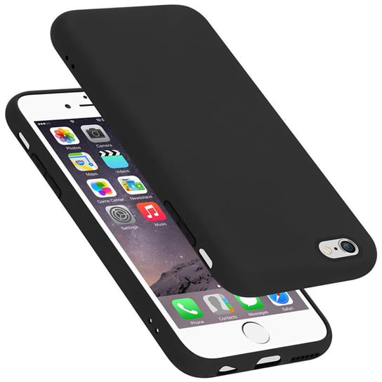 Pokrowiec Do Apple iPhone 6 / 6S Etui w LIQUID CZARNY TPU Silikon Case Cover Obudowa Ochronny Cadorabo Cadorabo