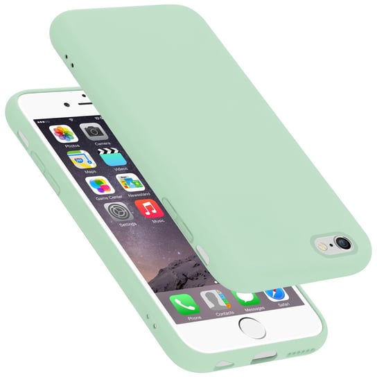 Pokrowiec Do Apple iPhone 6 / 6S Etui w LIQUID JASNO ZIELONY TPU Silikon Case Cover Obudowa Ochronny Cadorabo Cadorabo