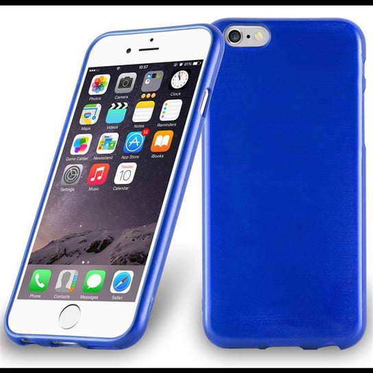 Pokrowiec Do Apple iPhone 6 / 6S Etui w NIEBIESKI Silikon Case Cover Obudowa Ochronny TPU Cadorabo Cadorabo