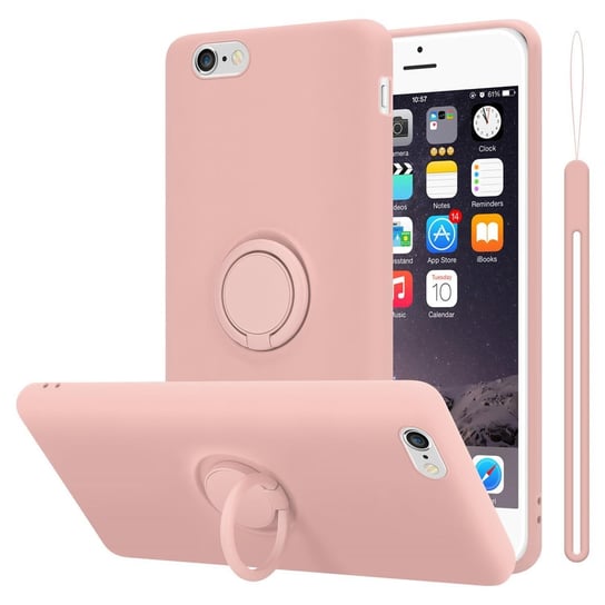 Pokrowiec Do Apple iPhone 6 / 6S w LIQUID RÓŻOWY Etui TPU Obudowa Ochronny Case Cover Plecki Cadorabo Cadorabo