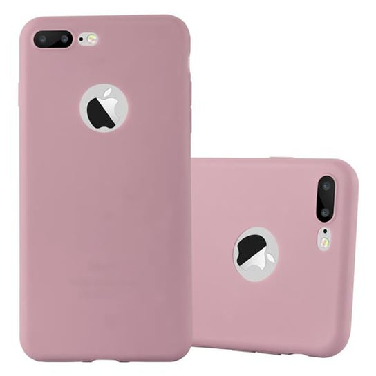 Pokrowiec Do Apple iPhone 7 PLUS / 7S PLUS / 8 PLUS Etui w CANDY RÓŻOWY TPU Silikon Obudowa Case Cover Ochronny Plecki Cadorabo Cadorabo