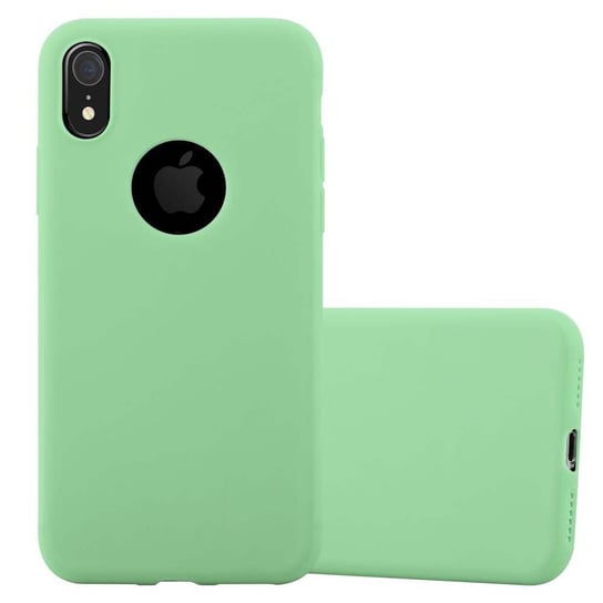 Pokrowiec Do Apple iPhone XR Etui w CANDY PASTELOWY ZIELONY TPU Silikon Obudowa Case Cover Ochronny Plecki Cadorabo Cadorabo