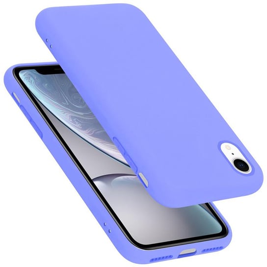 Pokrowiec Do Apple iPhone XR Etui w LIQUID JASNY FIOLET TPU Silikon Case Cover Obudowa Ochronny Cadorabo Cadorabo