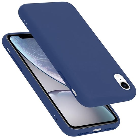 Pokrowiec Do Apple iPhone XR Etui w LIQUID NIEBIESKI TPU Silikon Case Cover Obudowa Ochronny Cadorabo Cadorabo